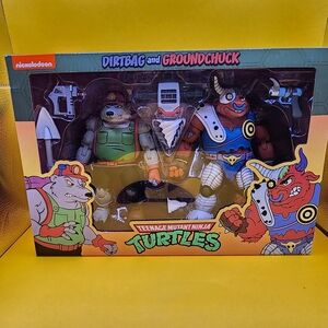 New- NECA Teenage Mutant Ninja Turtles Dirtbag & Groundchuck  TMNT 2021